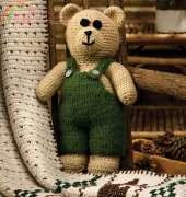 Annies Attic - Kathleen Stuart - Fuzzy Bear from Crochet World Magazine October 2010 - Free