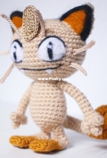 Loopycathrine - Cathrine Johansson - Meowth Amigurumi - Free