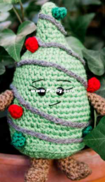 Furls Crochet - Jackie Laing - Holiday Tree Amigurumi - Free