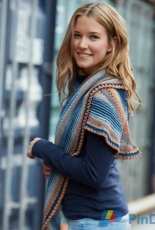 Schachenmayr-S9907 Winter Dream Shawl by Tanja Steinbach- English,German - Free