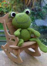 Amigurumi Frog with a big Smile