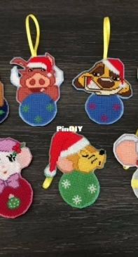 chrismas ornaments - los disenos de inma