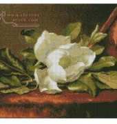 Cross Stitch Collectibles HE-03.1 Magnolia Flower