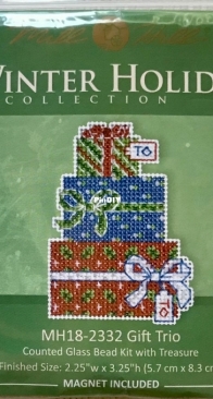 Mill Hill Winter Holiday (2023) MH18-2332 Gift Trio XSD