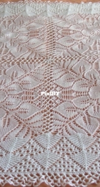 One for the Girls Baby Shawl by jillian Aldread/ MaybeBabyKnitting