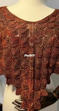Harmonious Dragon Poncho by Jennifer Kirchenbauer - Lavish Craft