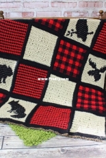 Croch Eh Patch - Hollys Hobbies - Holly McNevan - Woodland Nursery: Blanket (rug)