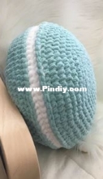 Arche and Elara crochet - French Macaron Pillow