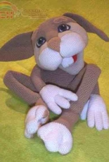Michaela Harder Baumann - Handpuppet Big Bunny - German