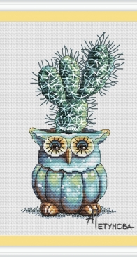 Green Terrace - Little Cactus by Anna Petunova