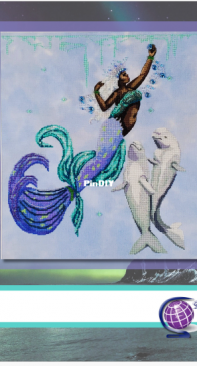 Meridian Designs - MD022 - Kristin The Artic Sea Mermaid