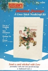 Titan Needlecraft 11045 – Christmas Cheer Horse  Greeting Card