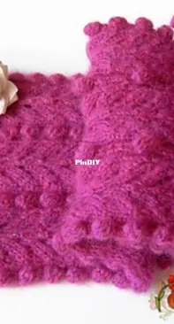 Dew and Berry Scarf by Olga Beckmann - English, German - Free