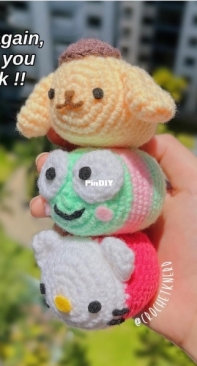 Crochetknerd - Pompompurin  Keroppi  Hello Kitty  - Free