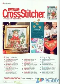 Cross Stitcher UK Issue 205 Christmas 2008
