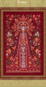 Owl Forest Embroidery - 0571-LK-E - Summer in Bloom by Ekaterina Piotrovskaya