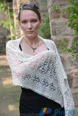 Estonian Stole-Star Blossom by Cordula Surmann-Schmitt-Free