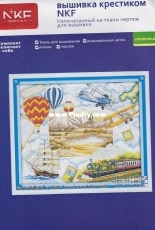 NKF Needle Kung Fu Cross Stitch F596 / 2590 - Travel Round The World