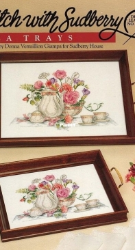 Sudberry House 46 Stitch With Sudberry - Tea Trays by Donna Vermillion Giampa PCS