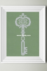 Smart Cross Stitch - Key to Happiness by Barbara C. - Free