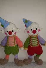 Amigurumi Two Clowns