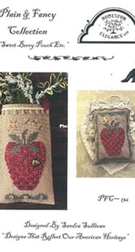 Homespun Elegance PFC 134 Oh Sweet Berry Pouch