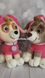 Samato Igrushki - Tatiana/Tatyana Samarina - Dog Skye - Собачка Скай - Russian