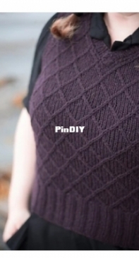 The Librarian Vest by Eli Langstrompe/Skeindeer Knits