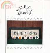Poppy Kreations - Buttoned Welcome Friends