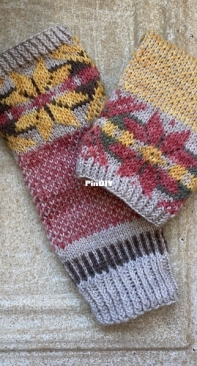 Plus One Mitts by Trudy Fedorko-Free
