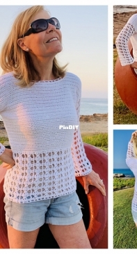CroJennifer - Jennifer Smit - Simple Cyprus Summer Sweater