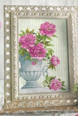 Peonies Vase from Kanaviçe 36 / 2014 PCS