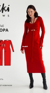 Viki Sews - Leora Dress - Платье Лиора - Sizes 34-52 - Russian