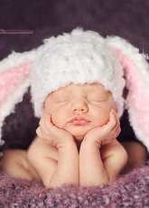 Beezy Moms Creations- Floppy ears Bunny hat