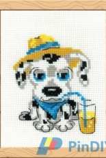 Riolis Happy Bee HB-116 НВ116 Вкусный сок - Puppy with a lemonade