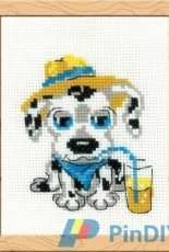 Riolis Happy Bee HB-116 НВ116 Вкусный сок - Puppy with a lemonade