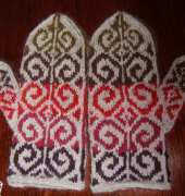 Fiddlehead Mittens No 2 by Adrian Bizilia