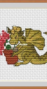 Draganka Designs - Geranium Dragon by Tatiana / Tatyana Draganova