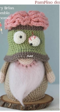 Pam Pino Store - Nazeli Pampino - Scary Brian Zombie gnome