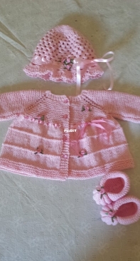 Rose garden baby set