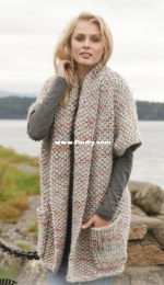 Drops Design 151-30 Hellebore Coat - English, German, Spanish  - Free