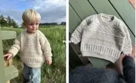 Storm Sweater Junior by Mette Wendelboe Okkels - PetiteKnit - Updated