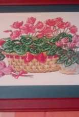 Basket with flowers