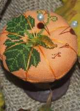 pumpkin pin cushion