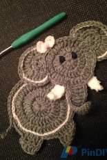 Hooking Housewives - Jamie Haas - Elephant Applique - Free