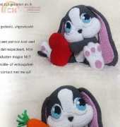 Eelzuhtjuhs Crochet and More - Eelz - Ilse Hoekstra - Bailey the Bunny- Dutch