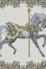 Leisure Arts Leaflet 3011 Teresa Wentzler TW Carousel Horse For All Seasons Summer XSD
