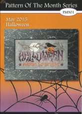 Stoney Creek Pattern Of The Month Series PM901 May 2015 - Halloween