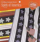 Coats and Clark Red Heart LW1303 Crocheted Patriotic Throws - Spirit of America
