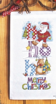 Have a Merry Christmas! - Ho Ho Ho Hanging by Durene Jones from Cross Stitch Gold 105